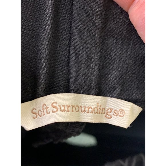 Soft Surroundings Black Mid Rise Elastic Waist Denim - Picture 8 of 9